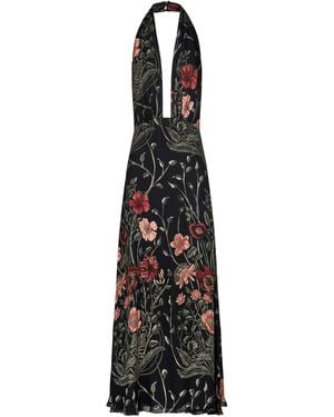 Johanna Ortiz New Destiny Silk Maxi Dress - Black
