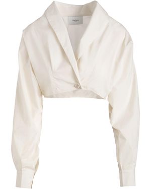 Merlette Eterna Cotton Poplin Top - White