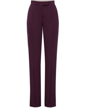 Alex Perry Flare Trouser - Purple
