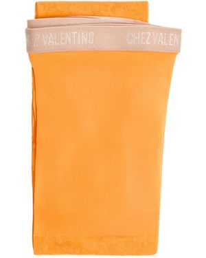 Valentino Garavani Lace Tights - Orange