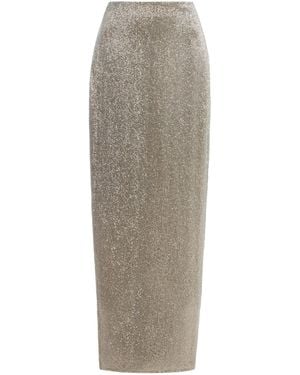 Wiederhoeft Beaded Maxi Skirt - Natural
