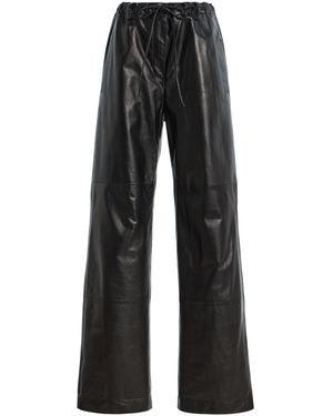 Proenza Schouler Magnus Leather Trousers - Black