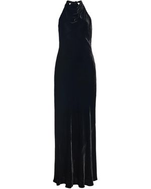 Cara Cara Huntball Silk-Blend Velvet Gown - Blue
