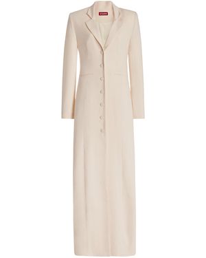 STAUD Onassis Long Coat - Natural