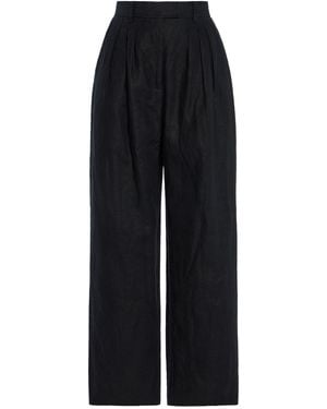 Posse Exclusive Louis Linen Pants - Black