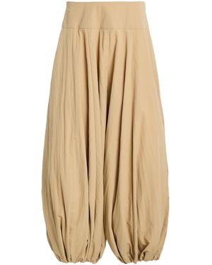 Kallmeyer Tania Low-Rise Nylon Balloon Trousers - Natural