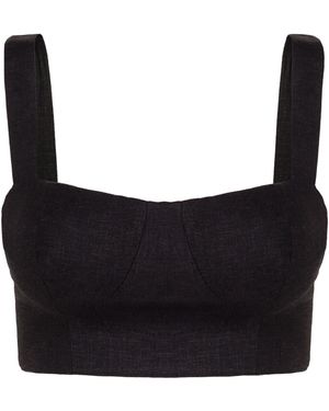 ViX Valleta Bustier Top - Black