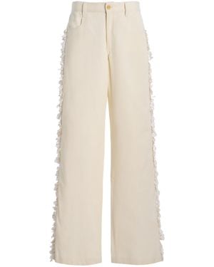 DIOTIMA Burro Low-Rise Straight-Leg Jean - White