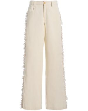 DIOTIMA Burro Low-Rise Straight-Leg Jean - White