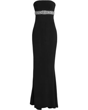 Zuhair Murad Embellished Cady Mermaid Gown - Black