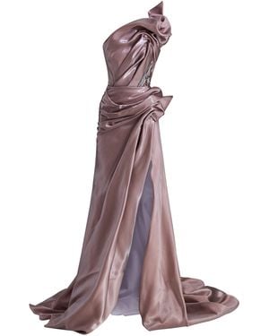 Maticevski Contentment Duchesse Satin Gown - Purple