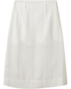 THE GARMENT Thetis Sheer Midi Skirt - White