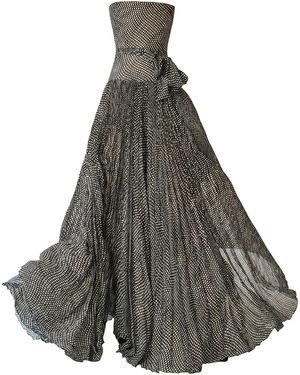 Juozas Statkevicius Corset Chiffon Maxi Dress - Multicolour