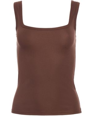The Park Sawyer Jersey Tank - Brown
