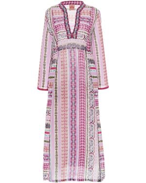 Le Sirenuse Girandola Giada Long Caftan - Multicolor
