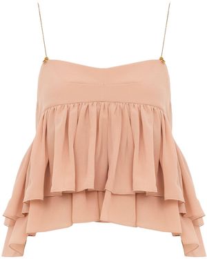 Chloé Sleeveless Tops - Pink