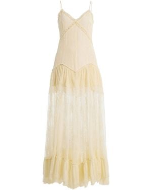 De La Vali Exclusive Kala Lace Midi Dress - Natural