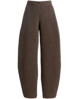 By Malene Birger Carmela Wool-Blend Trousers - Brown