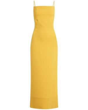 Givenchy Sliced Kickback Midi Dress - Yellow