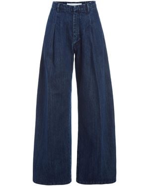 RÙADH The Crewe Regenerative Cotton-Blend Jeans - Blue
