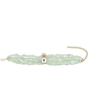 Amrapali 18K On The Rocks Neckpiece Necklace - Green