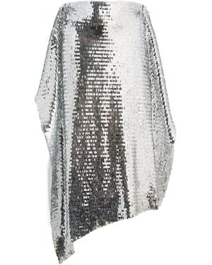 Niccolò Pasqualetti Collage Sequined Midi Skirt - Metallic