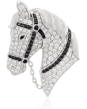 Ashna Mehta Horse Customized Bag Bijoux - Metallic