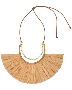 Johanna Ortiz Tequila Sunrise Statement Necklace - White