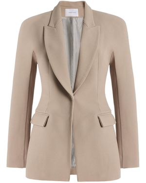 Harithand Regina Belted Blazer - Natural