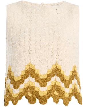 Escvdo Exclusive Suspiro Cotton Top - Natural