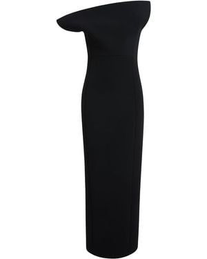 KHAITE Cato Strapless Column Dress - Black