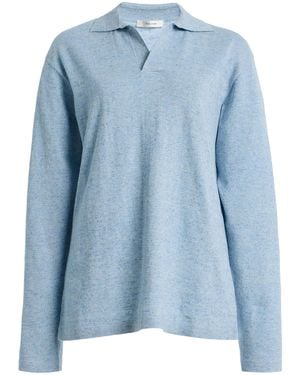 The Row Niosa Cotton Top - Blue
