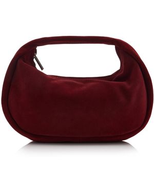 St. Agni Mini Bon Bon Suede Bag - Red