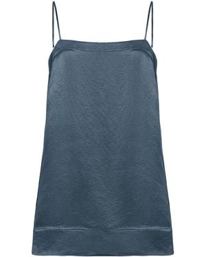 Bondi Born Kobe Satin Mini Slip Dress - Blue