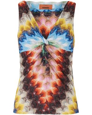 Missoni Twisted Knit Top - Multicolour