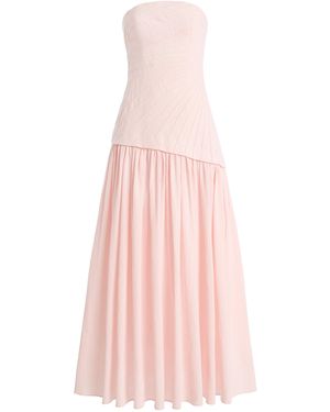 Significant Other Exclusive Blyth Strapless Cotton Maxi Dress - Pink