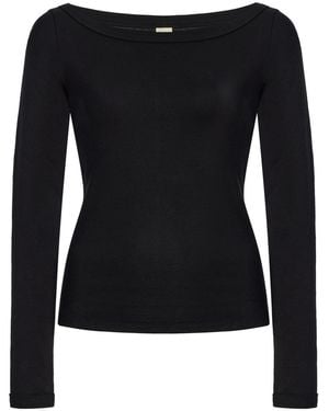 Flore Flore Steffi Cotton T-Shirt - Black