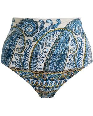 BOTEH Arcadia Paisley Estel Bikini Bottom - Blue