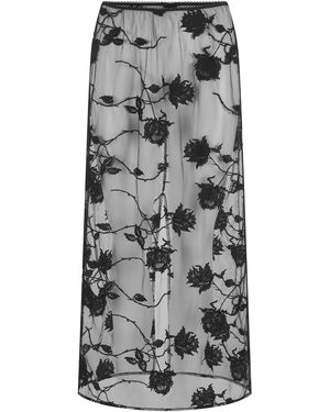 Harris Tapper Camilla Rose Tulle Maxi Skirt - Grey
