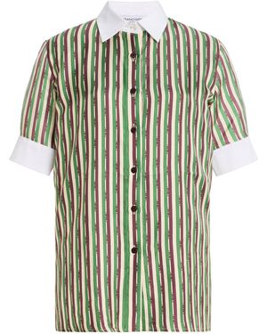 Franchise Brooklyn Silk Shirt - Green