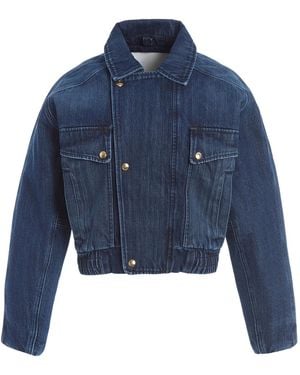 RÙADH The Ghillie Regenerative Cotton-Blend Jacket - Blue