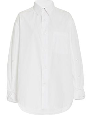 Citizens of Humanity Kayla Oversized Cotton Shirt - White