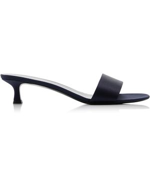 The Row Satin Sandals - Blue