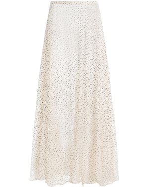 Franchise Savannah Silk Maxi Skirt - White