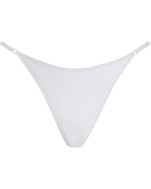 Tropic of C Low-Rise Bikini Bottoms - White