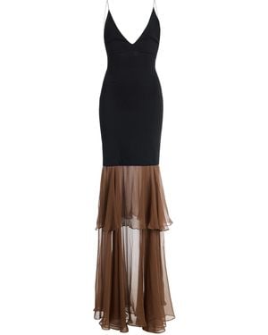 Burc Akyol Gitane Crepe Jersey Maxi Dress - Multicolour