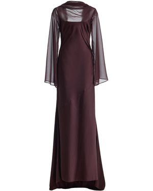 Significant Other Exclusive Devlyn Satin Gown - Purple