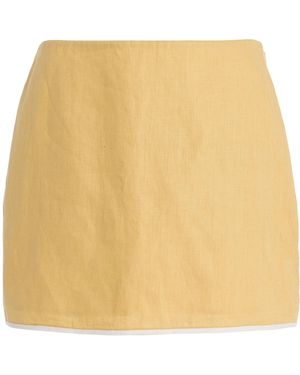 SIR. Carlotta Linen Mini Skirt - Natural