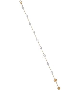 Harakh Haveli 18k White And Yellow Gold Diamond Bracelet - Metallic