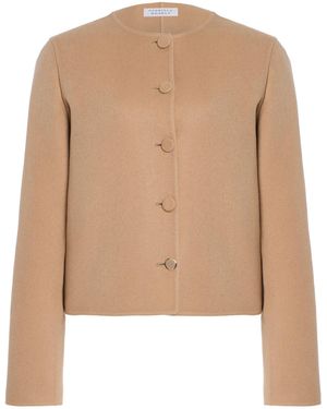 Gabriela Hearst Larring Cashmere Jacket - Natural